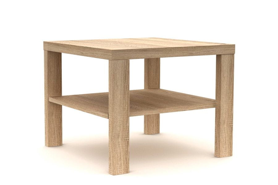 eoshop Konferenčný stôl Lubko 55×55 K116 (Prevedenie: Wenge)